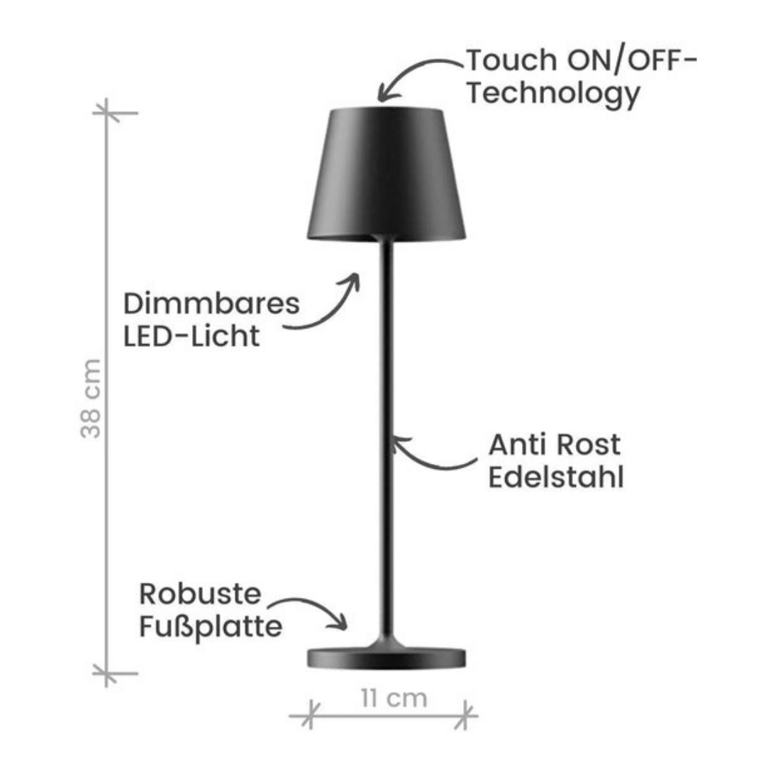 Vinzent - Kabellose Designer Lampe