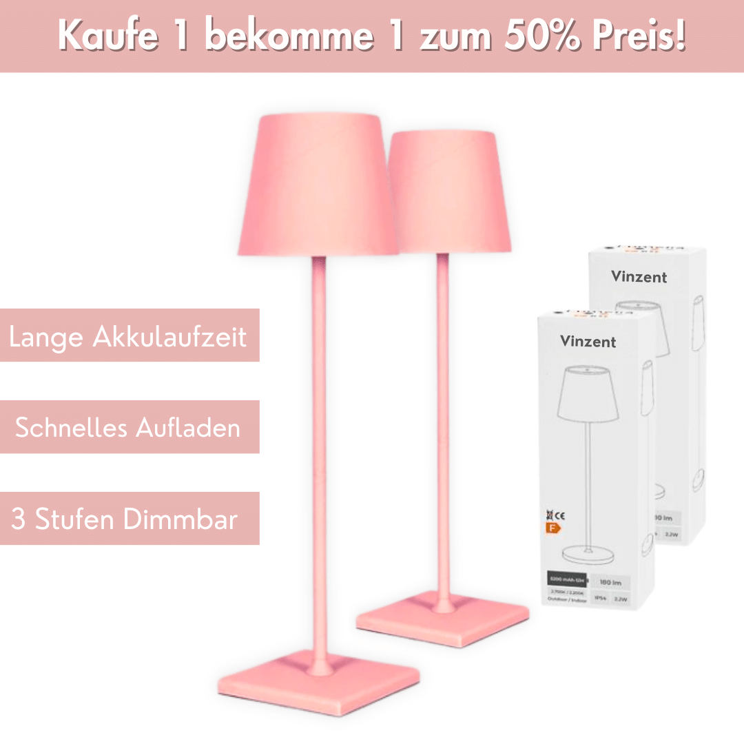 Vinzent - Kabellose Designer Lampe