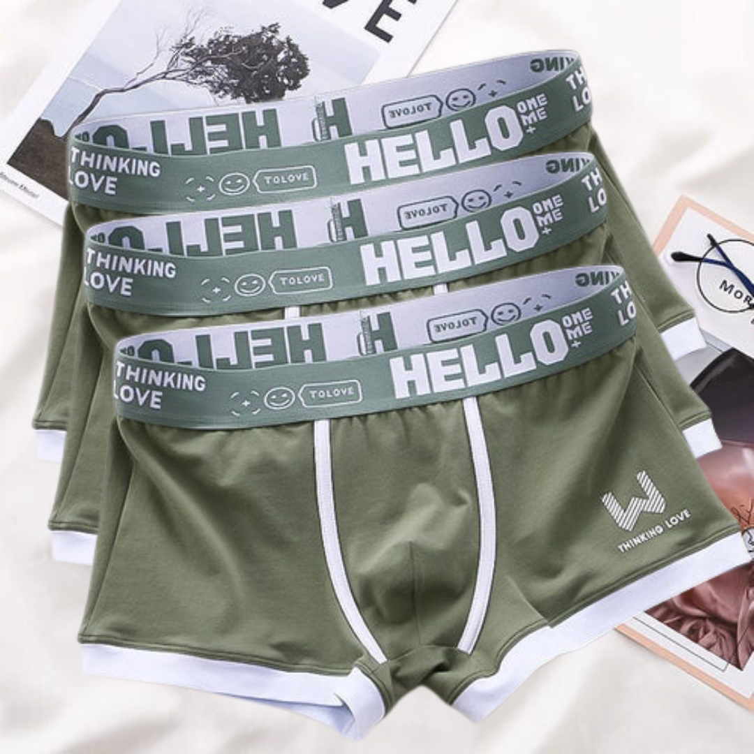 HELLO™ Boxershorts aus Bio-Baumwolle