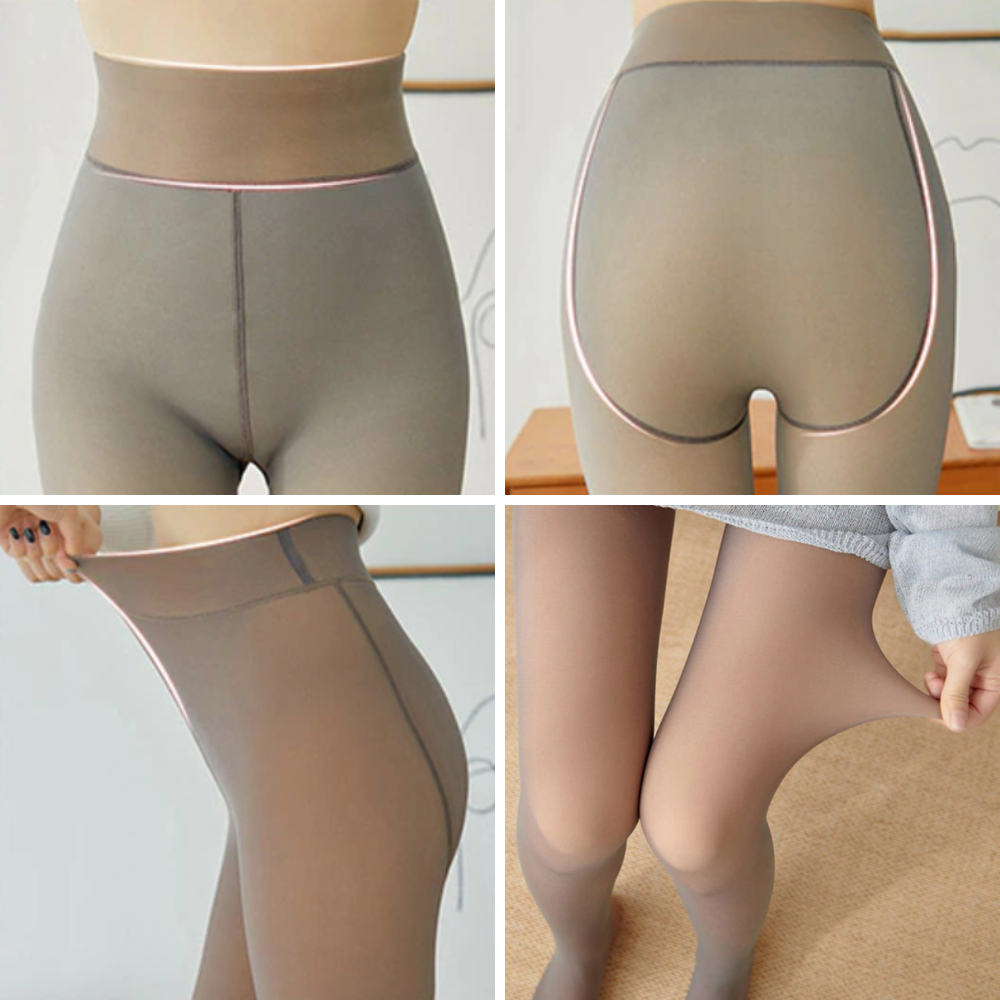 Kuschelzauber™ - Plüschgefütterte & Blickdichte Thermo-Leggings für den Winter